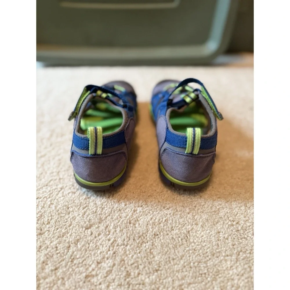 Keen Newport H2 Sandals Waterproof Sport‎ Shoes Blue Green Boys Big Kids Size 3